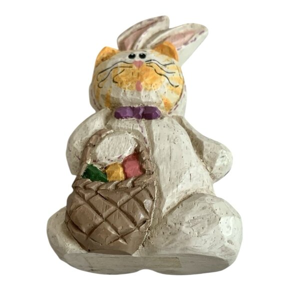 3” Eddie Walker Easter Bunny Rabbit Costume Vintage Figurine Easter Decor - Picture 4 of 6